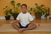 Child in Butterfly meditation