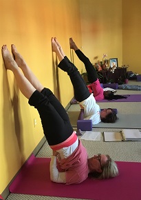 Wall-supported Shoulderstand